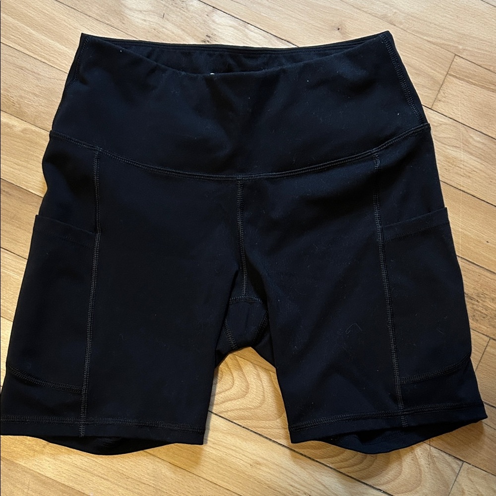 Women's Black Bike Shorts